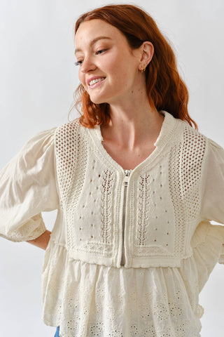 Leah Half Zip Sweater-Sweaters-Aaron & Amber-Summit Lane Boutique, Women's Apparel and Gifts located in Grand Rapids, MI