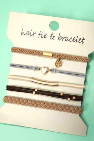 Hair Tie Bracelets-Hair Accessories-JOSSLYN by Wall to Wall-Summit Lane Boutique, Women's Apparel and Gifts located in Grand Rapids, MI