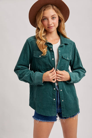 London Corduroy Shacket-Jackets-Bluivy-Summit Lane Boutique, Women's Apparel and Gifts located in Grand Rapids, MI