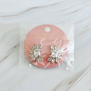 Shine Crusted Jewel Stud Earrings-Earrings-Ellison+Young-Summit Lane Boutique, Women's Apparel and Gifts located in Grand Rapids, MI