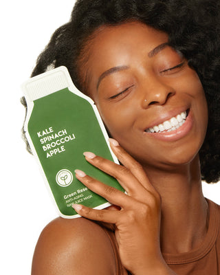 Green Reset Anti Aging Raw Juice Sheet Mask-Bath & Body-ESW Beauty-Summit Lane Boutique, Women's Apparel and Gifts located in Grand Rapids, MI