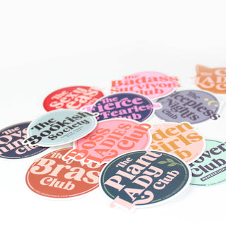 Vinyl Sticker - Overthinkers Club-Stickers-Inklings Paperie-Summit Lane Boutique, Women's Apparel and Gifts located in Grand Rapids, MI