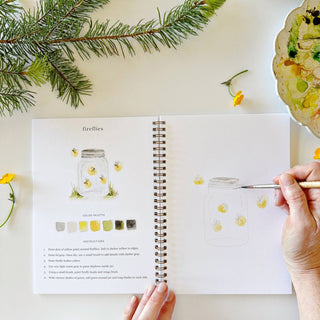 Camping watercolor workbook-Stationary-emily lex studio-Summit Lane Boutique, Women's Apparel and Gifts located in Grand Rapids, MI