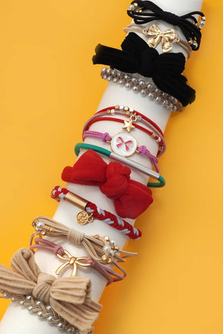 BOHO DUAL FUNCTION KNOT BRACELET HAIR TIES-Hair Accessories-JOSSLYN by wall to wall-Summit Lane Boutique, Women's Apparel and Gifts located in Grand Rapids, MI