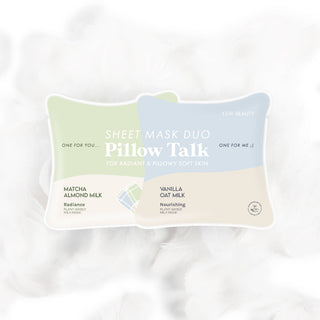 Pillow Talk Sheet Mask Duo-Bath & Body-ESW Beauty-Summit Lane Boutique, Women's Apparel and Gifts located in Grand Rapids, MI