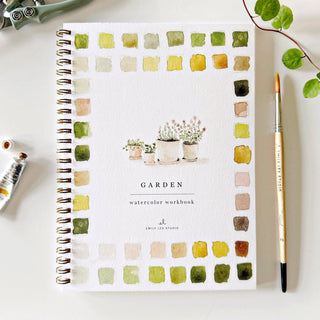 Garden watercolor workbook-Stationary-emily lex studio-Summit Lane Boutique, Women's Apparel and Gifts located in Grand Rapids, MI