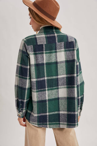 Ember Plaid Shacket-Jackets-Bluivy-Summit Lane Boutique, Women's Apparel and Gifts located in Grand Rapids, MI