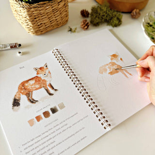Woodland watercolor workbook-Stationary-emily lex studio-Summit Lane Boutique, Women's Apparel and Gifts located in Grand Rapids, MI