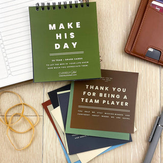 Make His Day Tear & Share Cards-Cards-Cleerely Stated-Summit Lane Boutique, Women's Apparel and Gifts located in Grand Rapids, MI