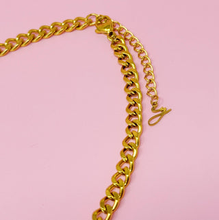 Golden Luxe Chain Necklace-Necklaces-Ellison+Young-Summit Lane Boutique, Women's Apparel and Gifts located in Grand Rapids, MI