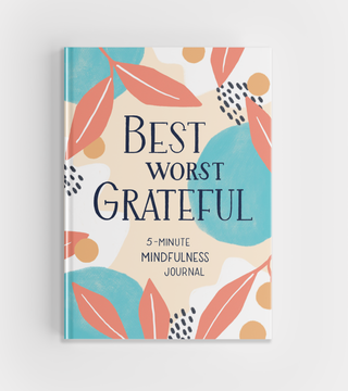 Best Worst Grateful: A Daily 5 Minute Mindfulness Journal-Journals-Blue Star Press-Summit Lane Boutique, Women's Apparel and Gifts located in Grand Rapids, MI