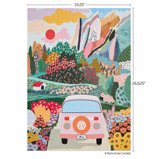 Road Trip | 1000 Piece Jigsaw Puzzle-Puzzles-WerkShoppe-Summit Lane Boutique, Women's Apparel and Gifts located in Grand Rapids, MI