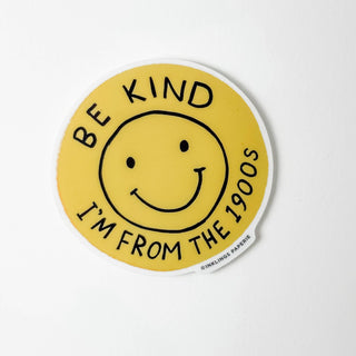 Vinyl Sticker - Be Kind (1900s)-Stickers-Inklings Paperie-Summit Lane Boutique, Women's Apparel and Gifts located in Grand Rapids, MI