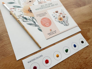 All-In-One Beginner Watercolor Kit - Wildflowers-Crafts-Breathe People-Summit Lane Boutique, Women's Apparel and Gifts located in Grand Rapids, MI