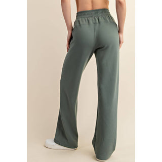 Amber Scuba Pants-Lounge Pants-Rae Mode-Summit Lane Boutique, Women's Apparel and Gifts located in Grand Rapids, MI