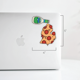 Pizza + Ranch Michigan Sticker-Stickers-Stuck on Michigan-Summit Lane Boutique, Women's Apparel and Gifts located in Grand Rapids, MI