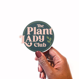 Vinyl Sticker - Plant Lady Club-Stickers-Inklings Paperie-Summit Lane Boutique, Women's Apparel and Gifts located in Grand Rapids, MI