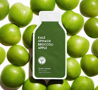 Green Reset Anti Aging Raw Juice Sheet Mask-Bath & Body-ESW Beauty-Summit Lane Boutique, Women's Apparel and Gifts located in Grand Rapids, MI