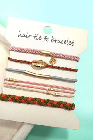 Hair Tie Bracelets-Hair Accessories-JOSSLYN by Wall to Wall-Summit Lane Boutique, Women's Apparel and Gifts located in Grand Rapids, MI