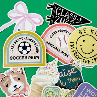 Vinyl Sticker - Be Kind (1900s)-Stickers-Inklings Paperie-Summit Lane Boutique, Women's Apparel and Gifts located in Grand Rapids, MI