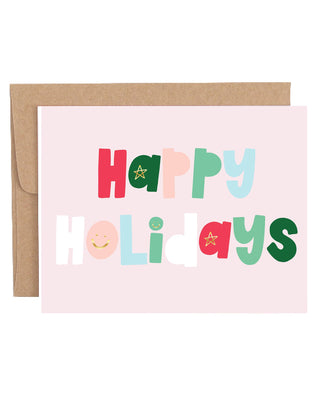 Happy Holidays Greeting Card-Greeting Cards-Callie Danielle-Summit Lane Boutique, Women's Apparel and Gifts located in Grand Rapids, MI