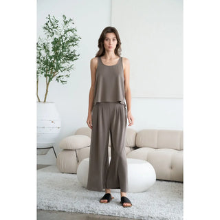 Mara Pleated Wide Leg-Pants-Elle + Grey-Summit Lane Boutique, Women's Apparel and Gifts located in Grand Rapids, MI