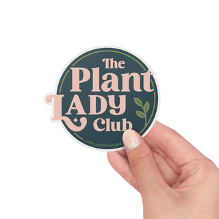 Vinyl Sticker - Plant Lady Club-Stickers-Inklings Paperie-Summit Lane Boutique, Women's Apparel and Gifts located in Grand Rapids, MI