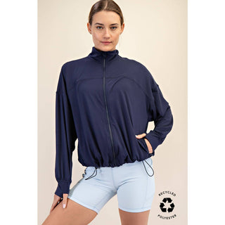Belle Oversized Active Jacket-Jackets-Rae Mode-Summit Lane Boutique, Women's Apparel and Gifts located in Grand Rapids, MI