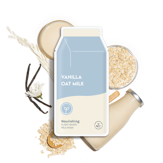 Vanilla Oat Milk Nourishing Plant-Based Milk Sheet Mask-Bath & Body-ESW Beauty-Summit Lane Boutique, Women's Apparel and Gifts located in Grand Rapids, MI