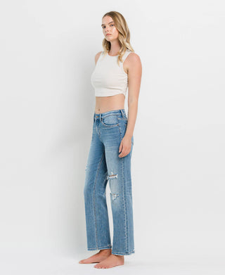 Kendall Distressed Dad Jeans-Jeans-VERVET by FLYING MONKEY-Summit Lane Boutique, Women's Apparel and Gifts located in Grand Rapids, MI