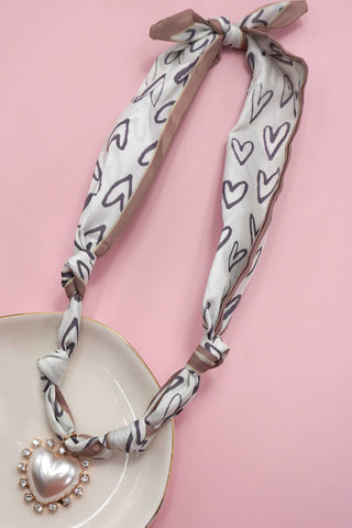 HANDMADE SCARF CHARM NECKLACE-Necklaces-JOSSLYN by wall to wall-Summit Lane Boutique, Women's Apparel and Gifts located in Grand Rapids, MI