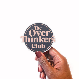 Vinyl Sticker - Overthinkers Club-Stickers-Inklings Paperie-Summit Lane Boutique, Women's Apparel and Gifts located in Grand Rapids, MI