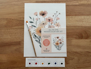 All-In-One Beginner Watercolor Kit - Wildflowers-Crafts-Breathe People-Summit Lane Boutique, Women's Apparel and Gifts located in Grand Rapids, MI
