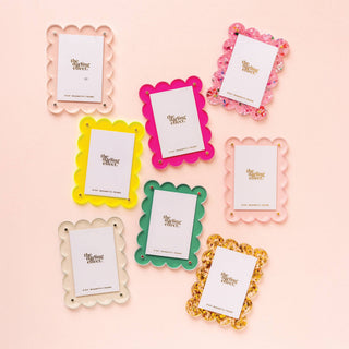 Mini Acrylic Picture Frame Magnet-Pale Pink-Picture Frames-The Darling Effect-Summit Lane Boutique, Women's Apparel and Gifts located in Grand Rapids, MI