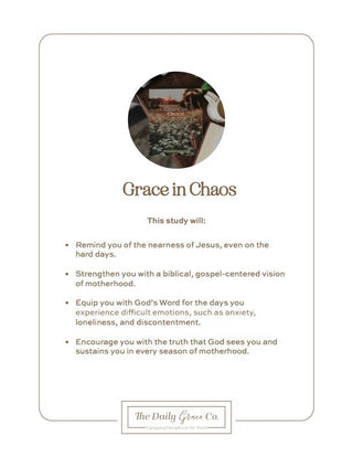 Grace in Chaos | Biblical Hope for the Hard Days of Motherhood-Devotions-The Daily Grace Co-Summit Lane Boutique, Women's Apparel and Gifts located in Grand Rapids, MI