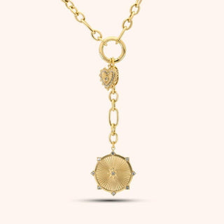 Pendant Y necklace (2 styles)-Necklaces-JOSSLYN by wall to wall-Summit Lane Boutique, Women's Apparel and Gifts located in Grand Rapids, MI