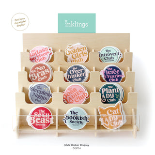 Vinyl Sticker - Introvert Club-Stickers-Inklings Paperie-Summit Lane Boutique, Women's Apparel and Gifts located in Grand Rapids, MI
