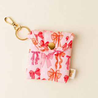Puffy Earbud Case Keychain-Blushing Bows-Tech Accessories-The Darling Effect-Summit Lane Boutique, Women's Apparel and Gifts located in Grand Rapids, MI
