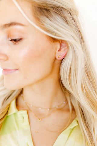 Bella Butterfly Nap Back Earrings-Earrings-Linny Co-Summit Lane Boutique, Women's Apparel and Gifts located in Grand Rapids, MI