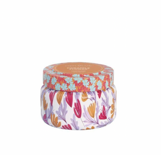 PINEAPPLE FLOWER PATTERN PLAY PRINTED TRAVEL TIN, 8.5 oz-Candles-Capri Blue-Summit Lane Boutique, Women's Apparel and Gifts located in Grand Rapids, MI