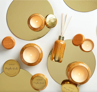 GLIMMER - PUMPKIN DULCE SIGNATURE JAR, 19 oz-Candles-CAPRI BLUE-Summit Lane Boutique, Women's Apparel and Gifts located in Grand Rapids, MI