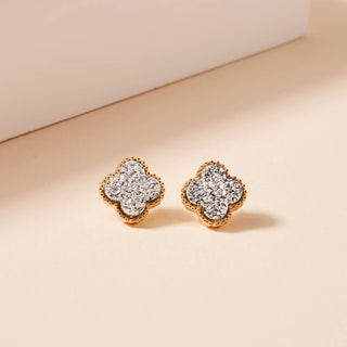 Lilla Haven Flower Druzy Stone Stud Earrings-Earrings-Frem-Summit Lane Boutique, Women's Apparel and Gifts located in Grand Rapids, MI