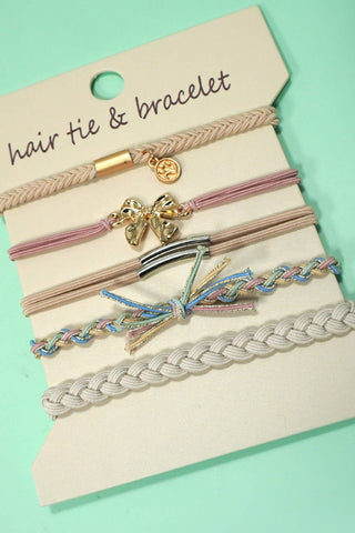 Hair Tie Bracelets-Hair Accessories-JOSSLYN by Wall to Wall-Summit Lane Boutique, Women's Apparel and Gifts located in Grand Rapids, MI
