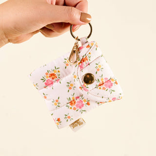 Puffy Earbud Case Keychain-Endless Daydream Cream-Tech Accessories-The Darling Effect-Summit Lane Boutique, Women's Apparel and Gifts located in Grand Rapids, MI