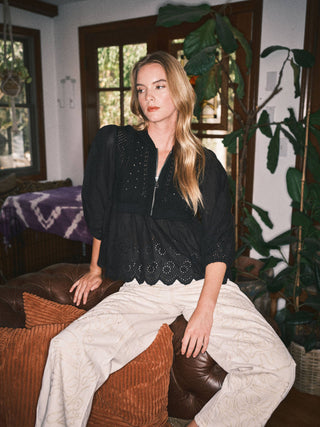 Leah Half Zip Sweater-Sweaters-Aaron & Amber-Summit Lane Boutique, Women's Apparel and Gifts located in Grand Rapids, MI