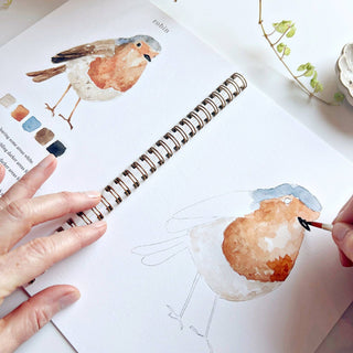 Birds watercolor workbook-Stationary-emily lex studio-Summit Lane Boutique, Women's Apparel and Gifts located in Grand Rapids, MI