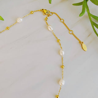 Ashley Freshwater pearl Necklace-Necklaces-Ellison+Young-Summit Lane Boutique, Women's Apparel and Gifts located in Grand Rapids, MI