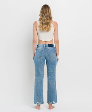 Kendall Distressed Dad Jeans-Jeans-VERVET by FLYING MONKEY-Summit Lane Boutique, Women's Apparel and Gifts located in Grand Rapids, MI