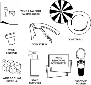 Uncork & Unwind Wine Night Kit - Valentine's Gifts-Gift Sets-Pinch Provisions-Summit Lane Boutique, Women's Apparel and Gifts located in Grand Rapids, MI