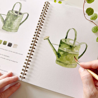 Garden watercolor workbook-Stationary-emily lex studio-Summit Lane Boutique, Women's Apparel and Gifts located in Grand Rapids, MI
